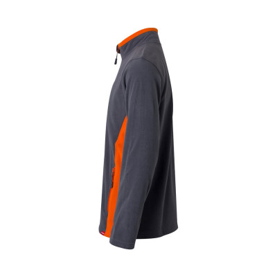 VL GERAS. Two-tone fleece jacket (220g/m²) in polyester (100)